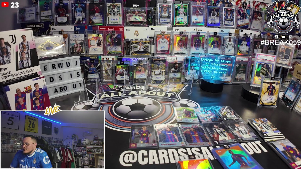 [BREAK 057,059] TOPPS LOS BLANCOS & BARCA JUVE TEAM SET MIX!