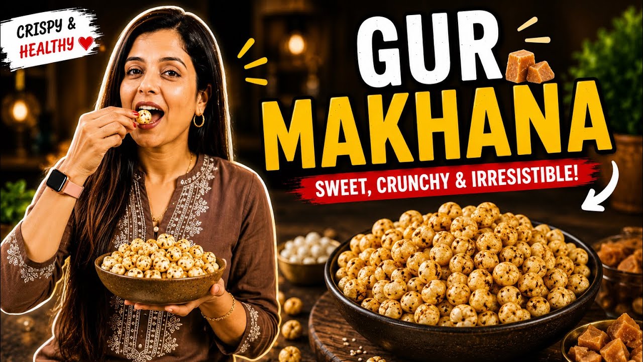 Gur Makhana | Caramelized Jaggery Foxnuts | Quick & Tasty Snack | Kitchen Vibes