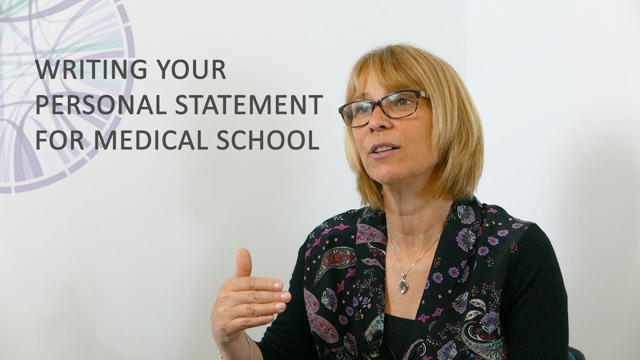 Writing your personal statement for medical school