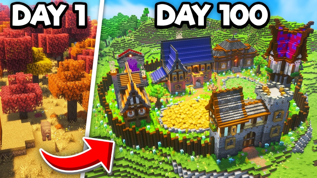 I Survived 100 Days In BETTER Minecraft Hardcore!