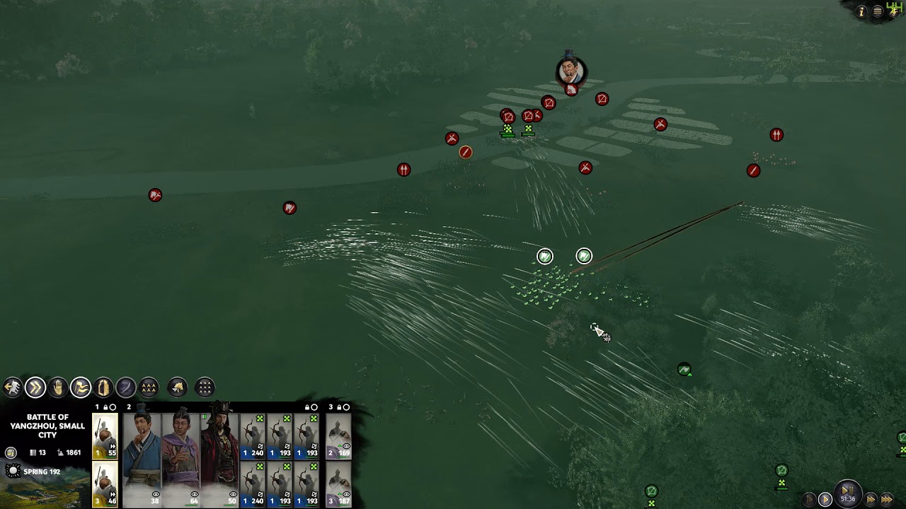 Total War: Three Kingdoms - Impossible Battles - Kiting for Archers