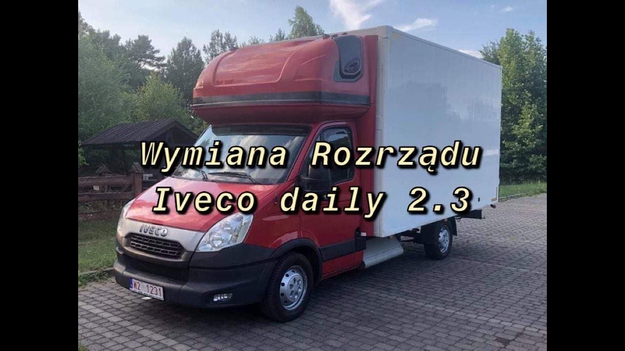 Iveco Daily wymiana rozrządu - wymiana pompy wody pompy paliwa  Fiat Ducato.