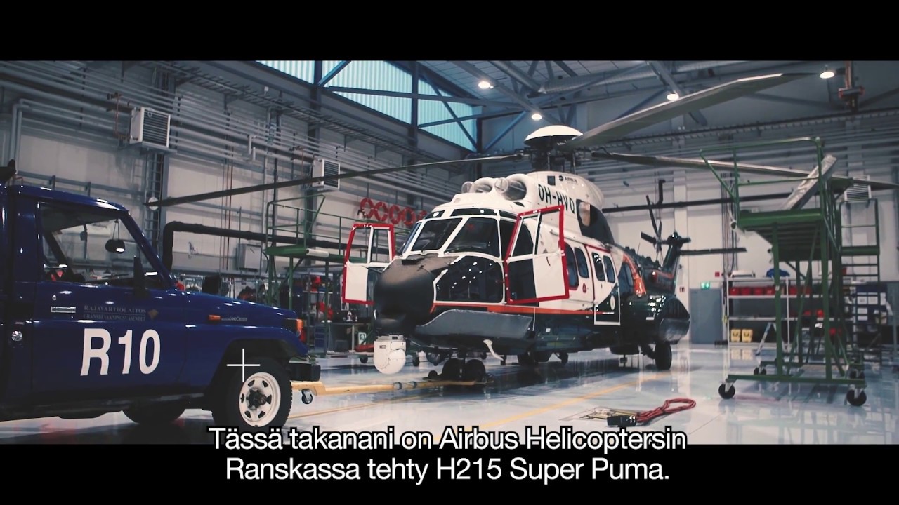 EU-rahoituksella tuloksia: Super Puma-helikopteri