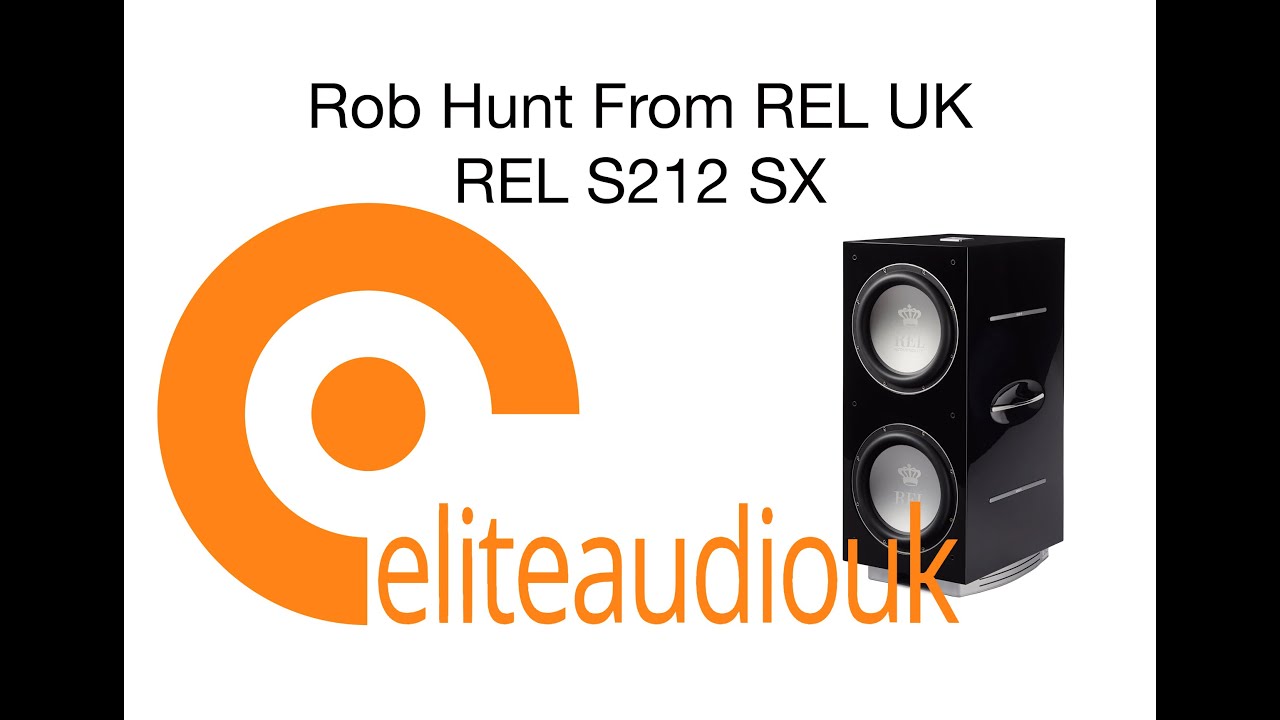 Rob Hunt REL Subwoofers UK - Elite Audio Showroom Event 180622