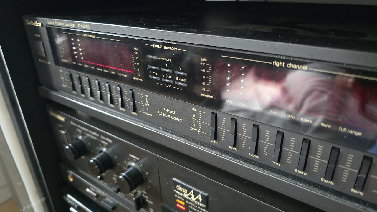 TECHNICS SH  8058 STEREO GRAPHIC EQUALIZER NAPRAWA