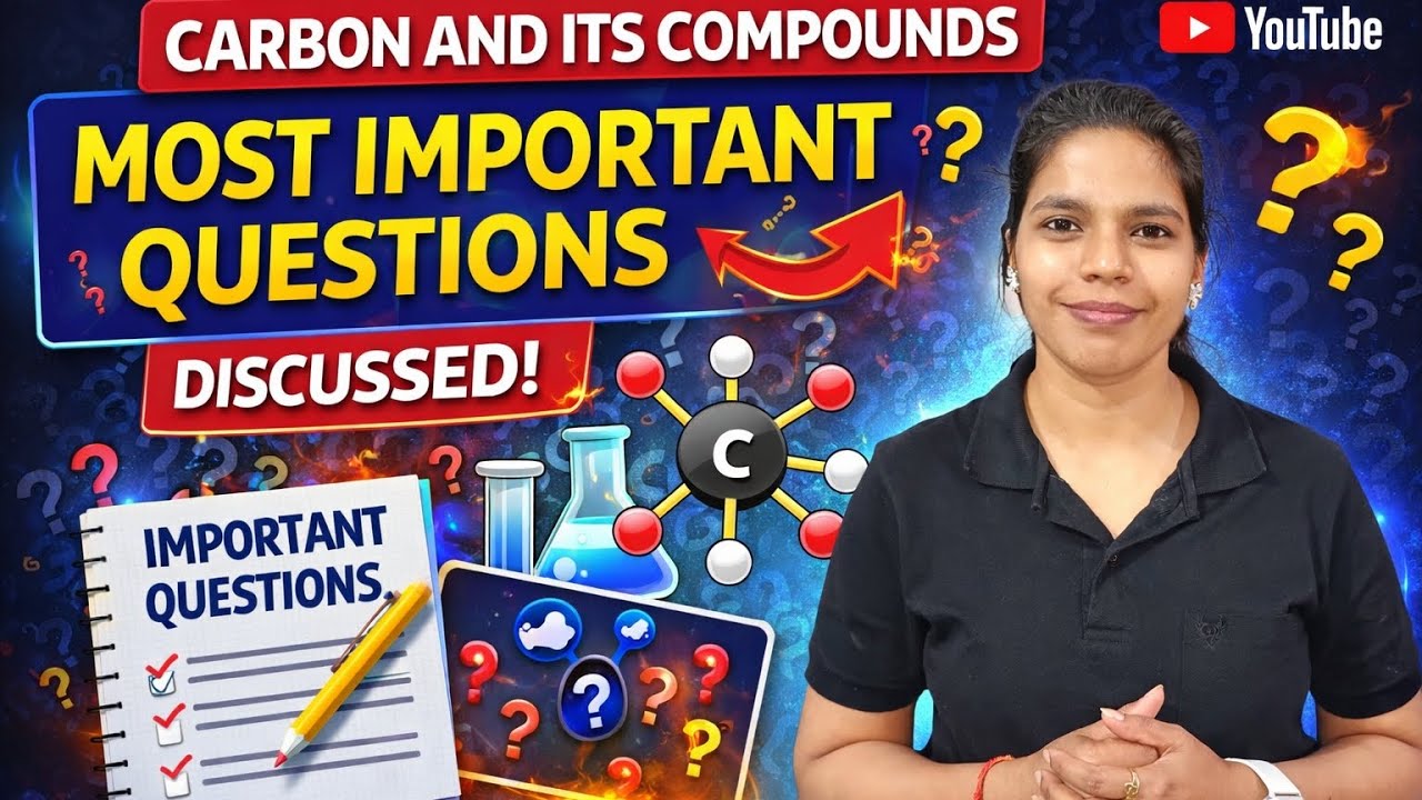 Carbon and Its Compounds | Class 10 Science | Most Important Questions & Answers with Explanation
