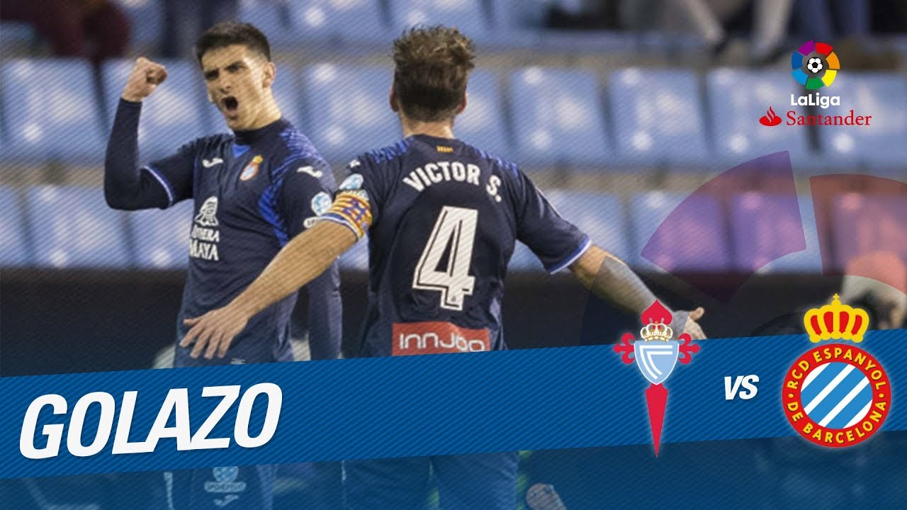 Golazo de Gerard Moreno (2-2) RC Celta vs RCD Espanyol