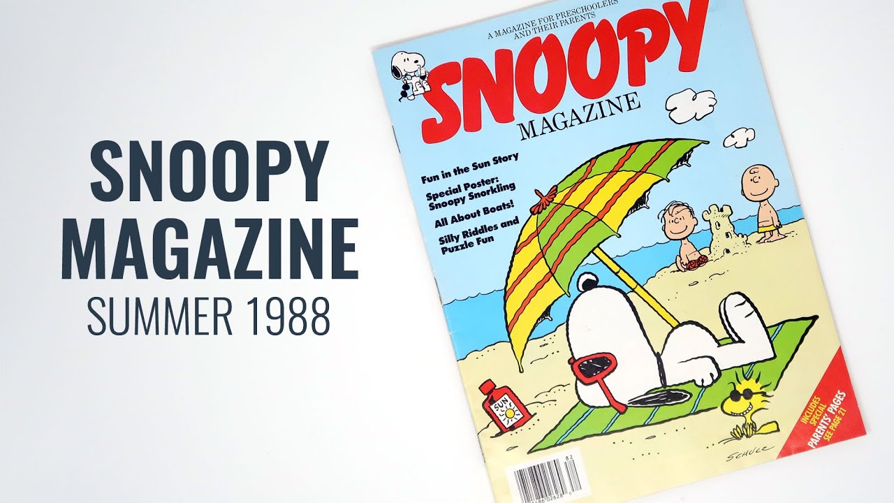 Snoopy Magazine - Summer 1988 | CollectPeanuts.com