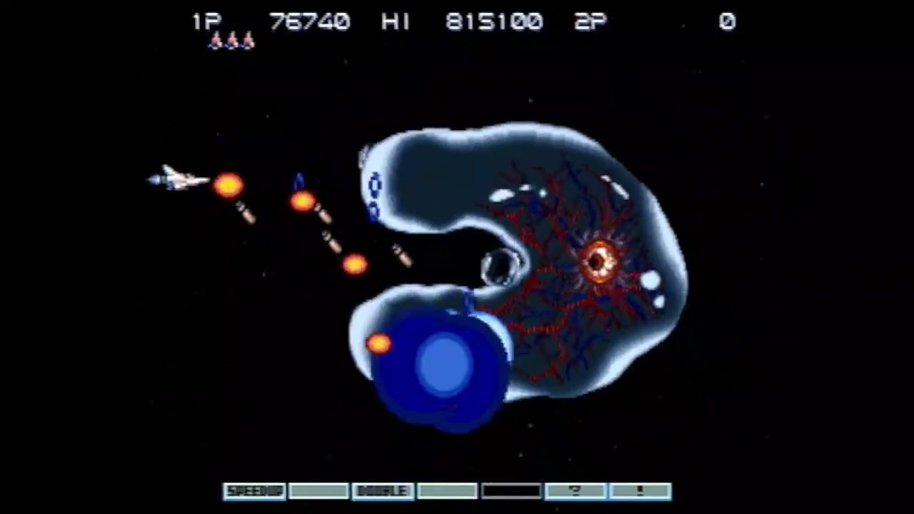 (CC) Gradius III (Arcade/PS2) - 1-ALL Very Hard Clear (684,090 to 2-1,  Type B)