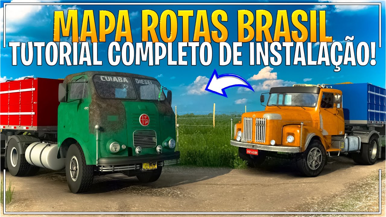 ETS2 ROTAS BRASIL - APRENDA A INSTALAR E ATIVAR O MAPA!