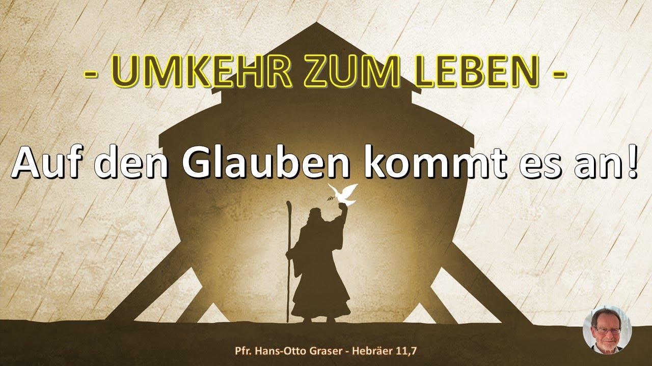 Auf den Glauben kommt es an!
