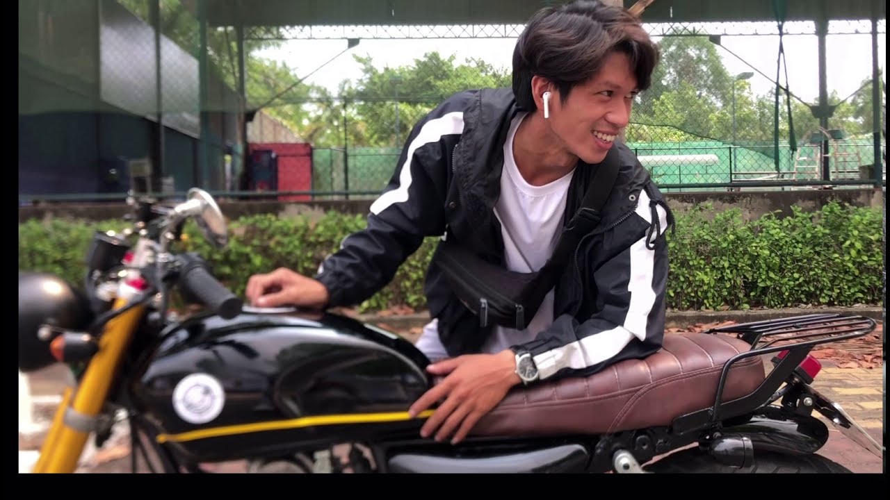 Review bonus 125 cafe race classic.Thanh ni&ecirc;n nẹt b&ocirc; ở c&ocirc;ng vi&ecirc;n v&agrave; c&aacute;i kết đắng