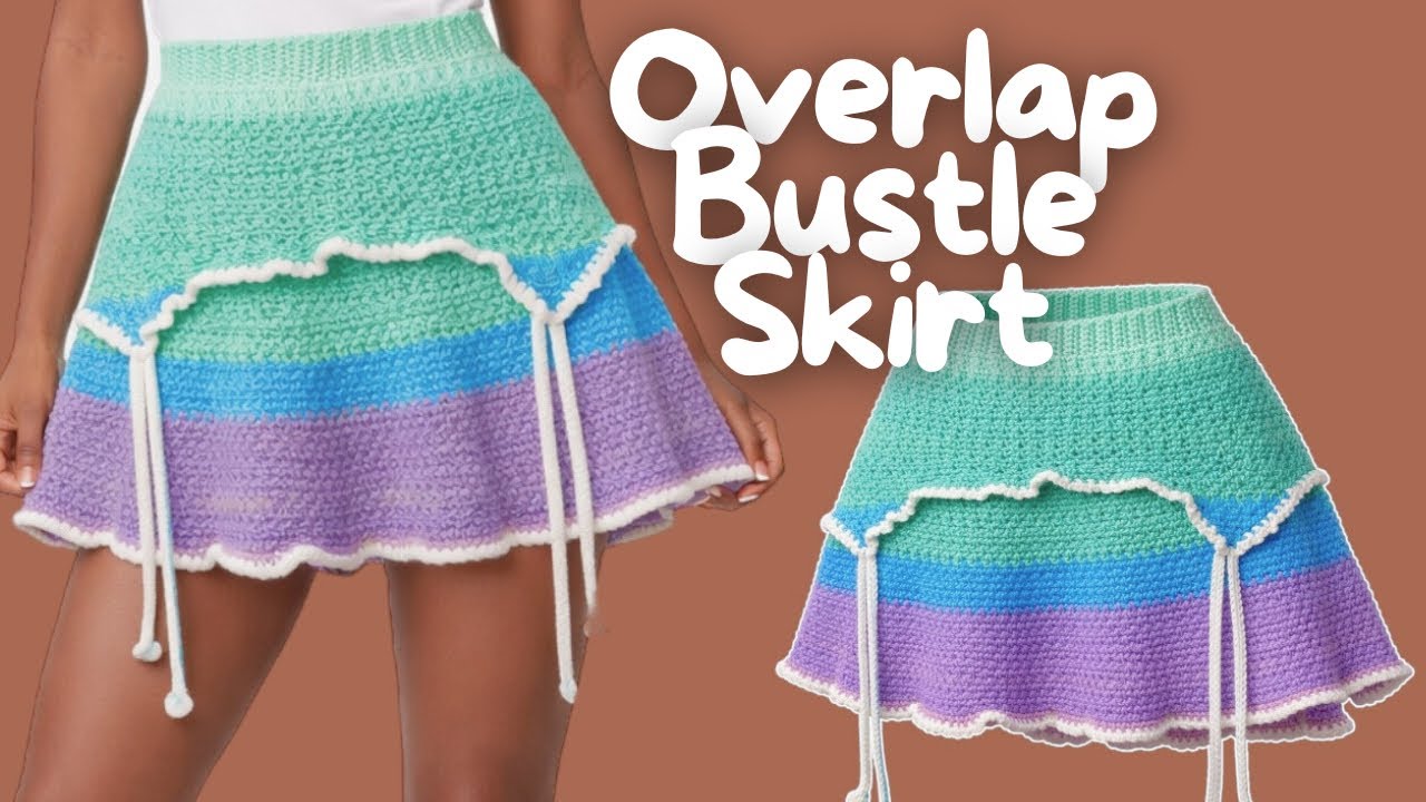 Overlap Bustle Skirt (Crochet Skirt DIY)