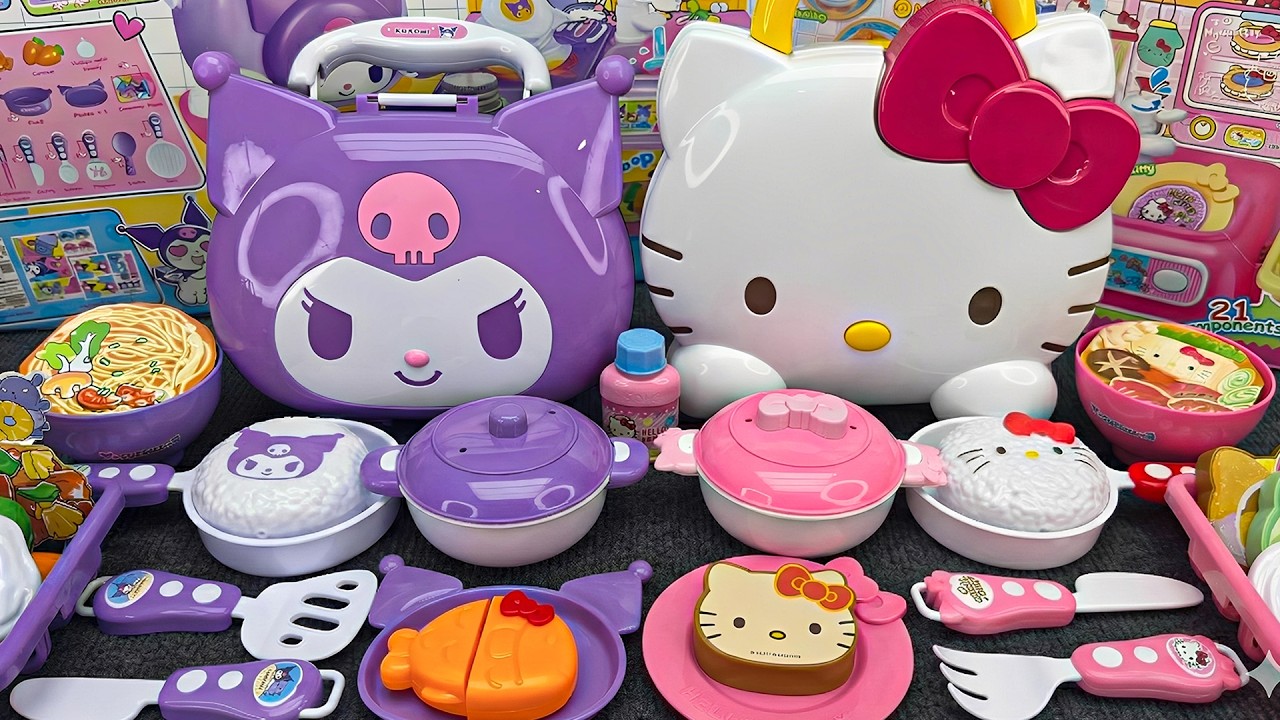 Ultimate ASMR Kuromi Hello Kitty Sanrio Compilation BEST Toys Unboxing | TOY PLAYSET ASMR