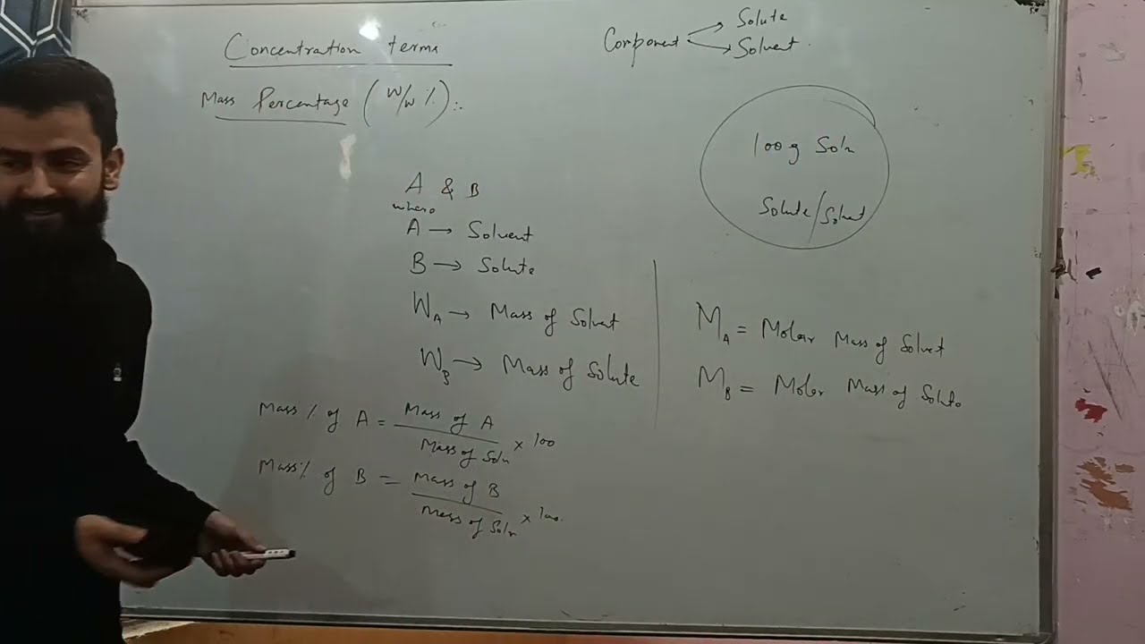 14. Stoichiometry Q's | Concentration Terms Part 1 | Class XI