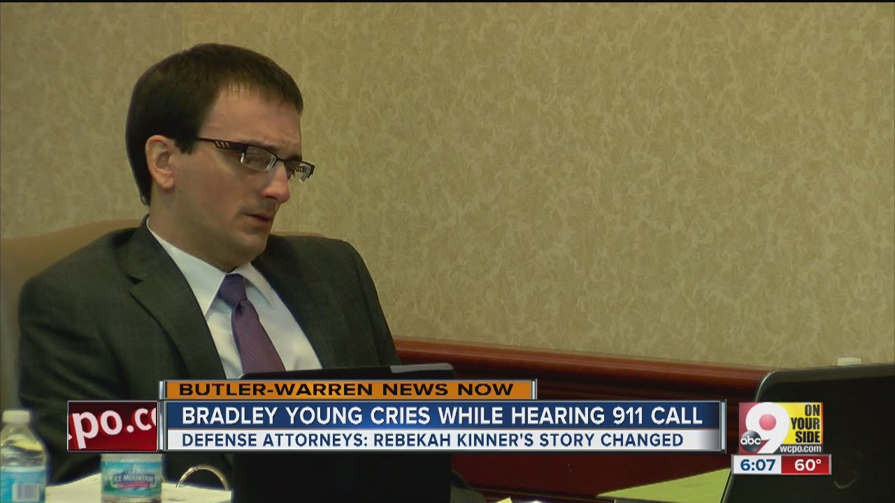 Bradley Young cries while listening to 911 call
