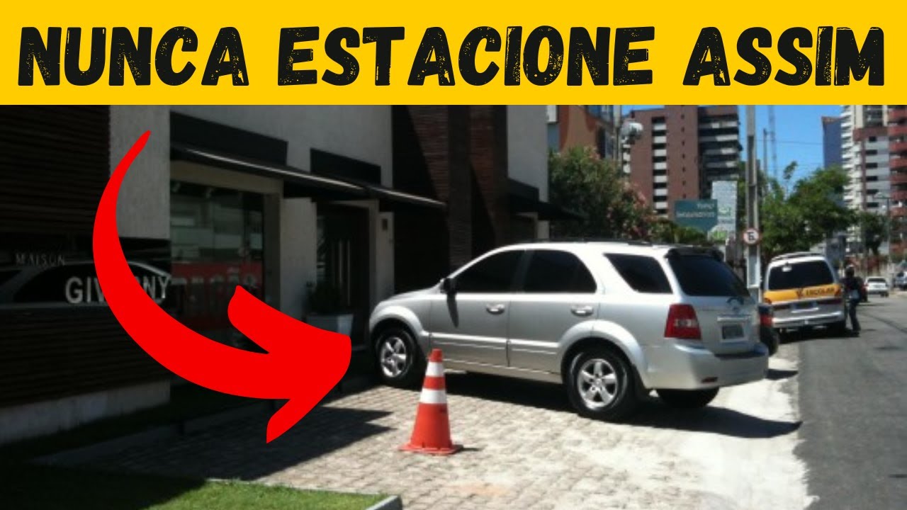 ⚠️ ESTACIONAR NO PASSEIO/CALÇADA