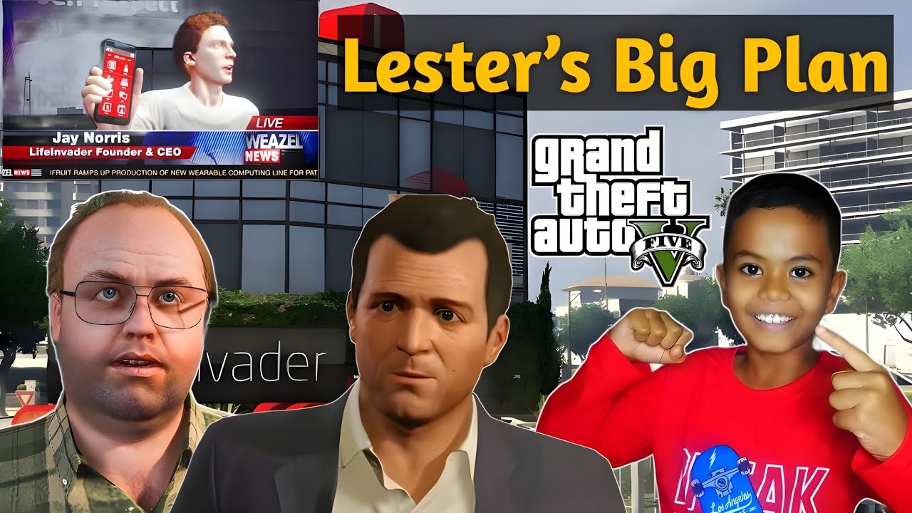 Lester की चाल देखकर Michael भी डर गया 😨 | GTA 5 Hindi