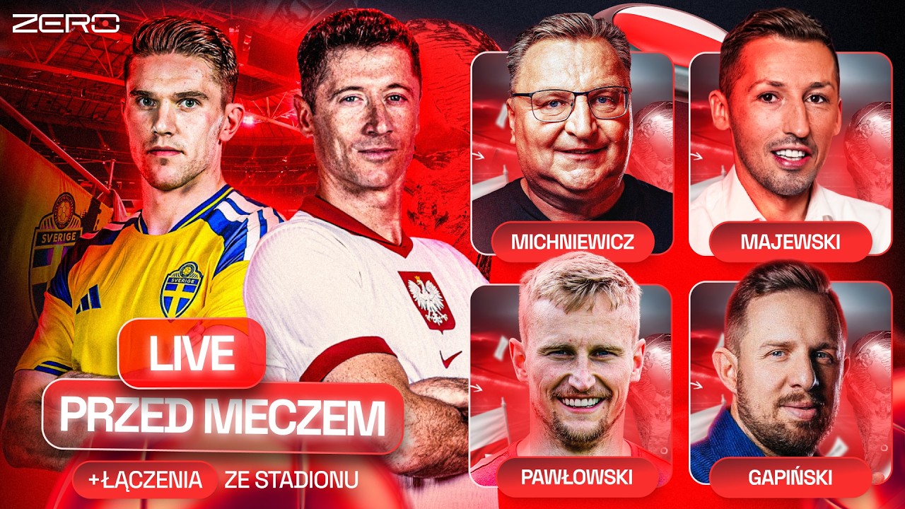 PRZED SZWECJA-POLSKA - MICHNIEWICZ, GAPEK, MAJEWSKI, PAWŁOWSKI