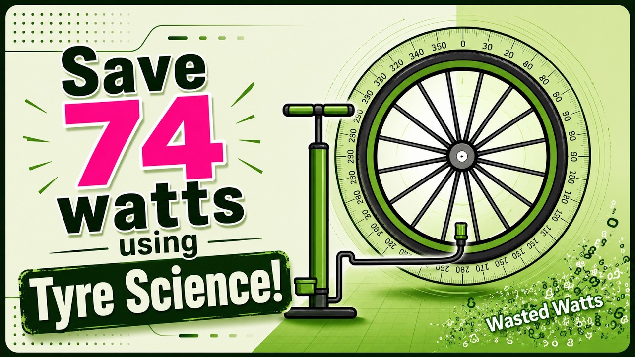 Tyre Pressure Science! How to save 74watts (@40kph) of losses in road TT triathlon