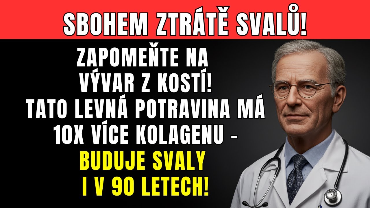 Je vám přes 60? Zapomeňte na vývar z kostí! Tato potravina buduje svaly a zastavuje sarkopenii!