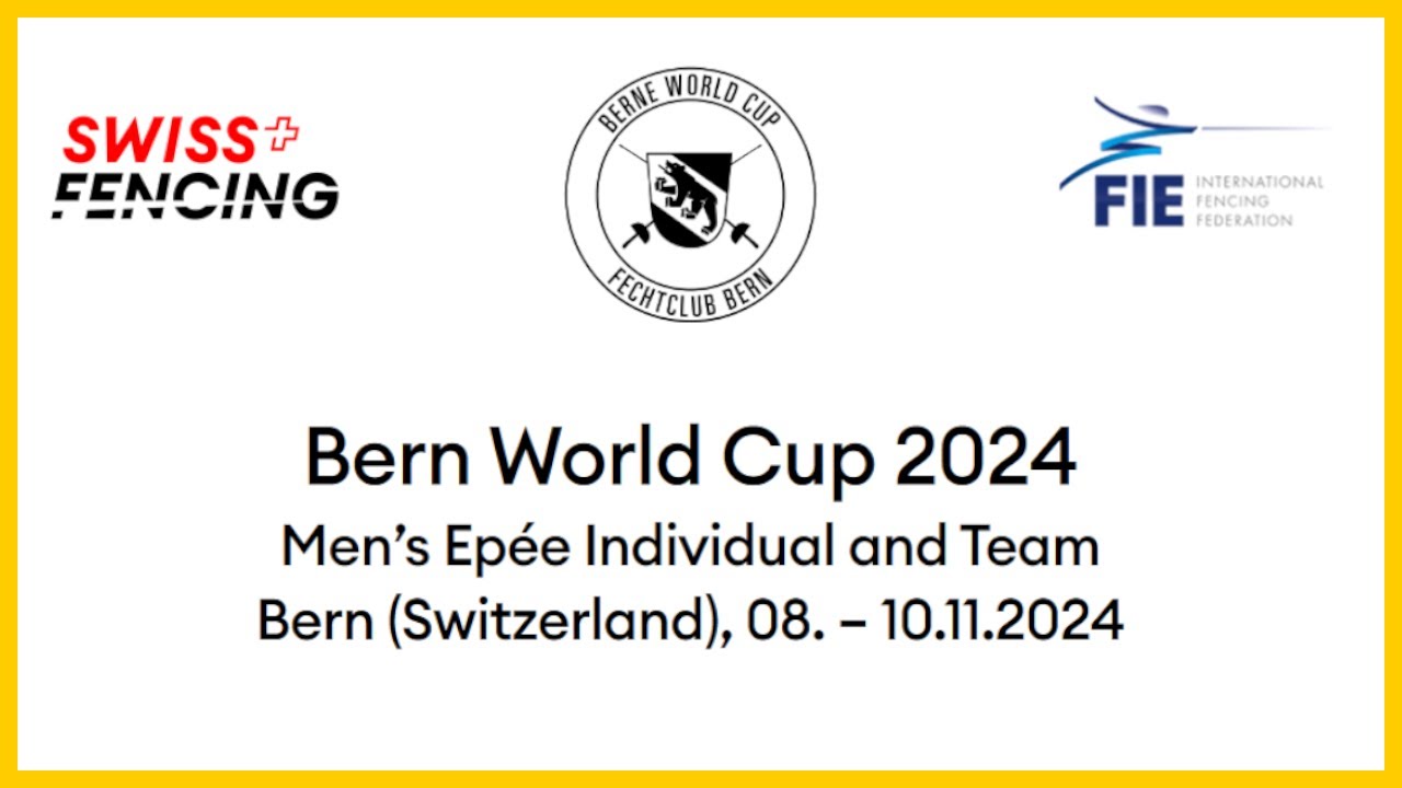 Bern 2024 Epee Team World Cup - Podium