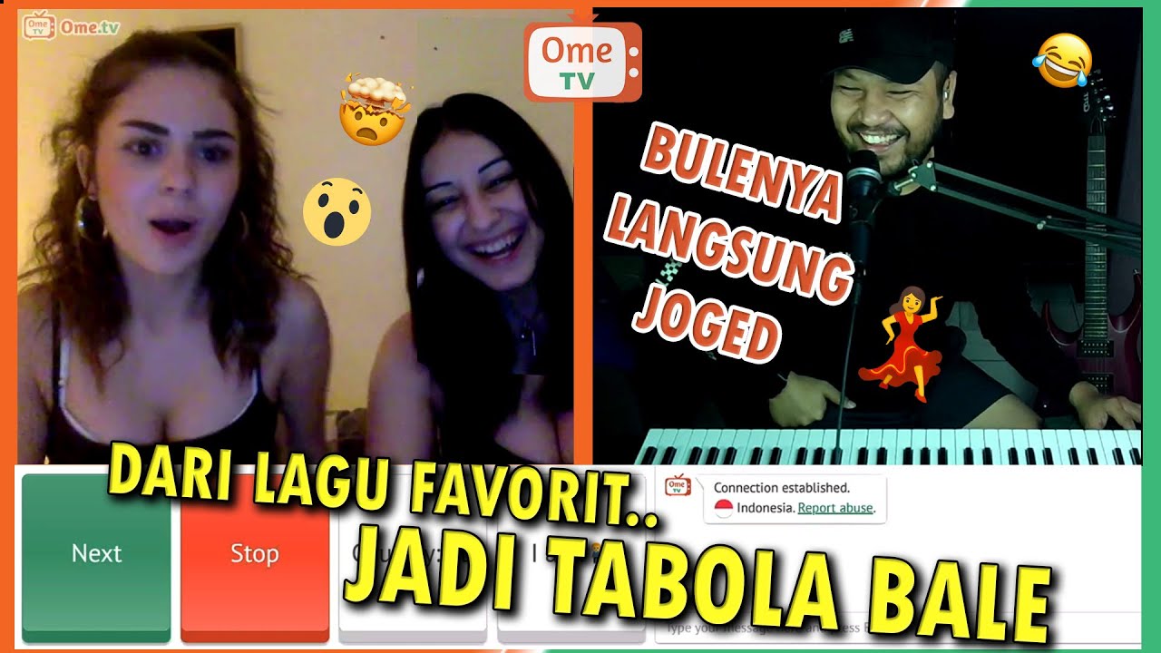 BULE INI SERIUS DENGER LAGU FAVORITNYA… PAS MASUK TABOLA BALE LANGSUNG JOGET GILAAA! 😂🔥