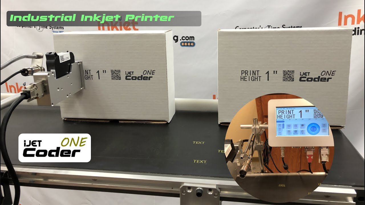 Industrial Inkjet Printer - Print on Cardboard