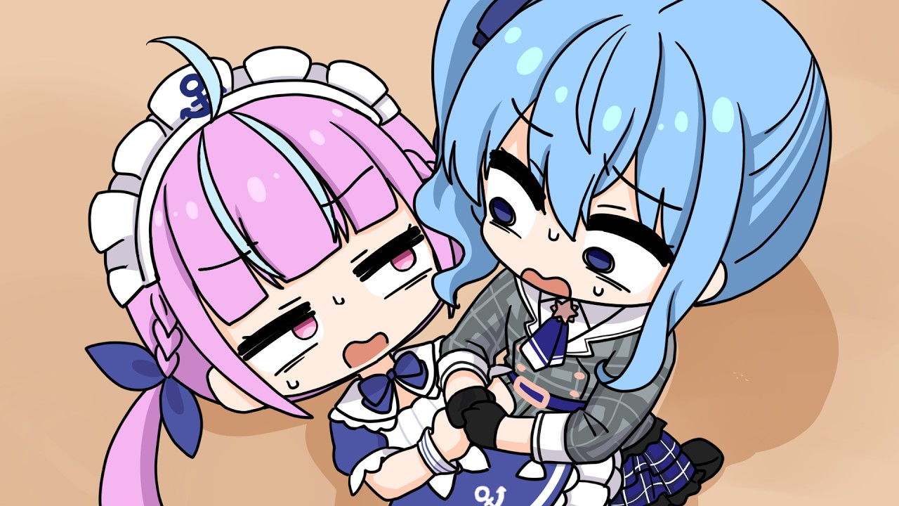 Aqua-san, with Suisei-san’s ideal confession scenario.【Hololive AnimatedClip/Eng sub】【suisei】