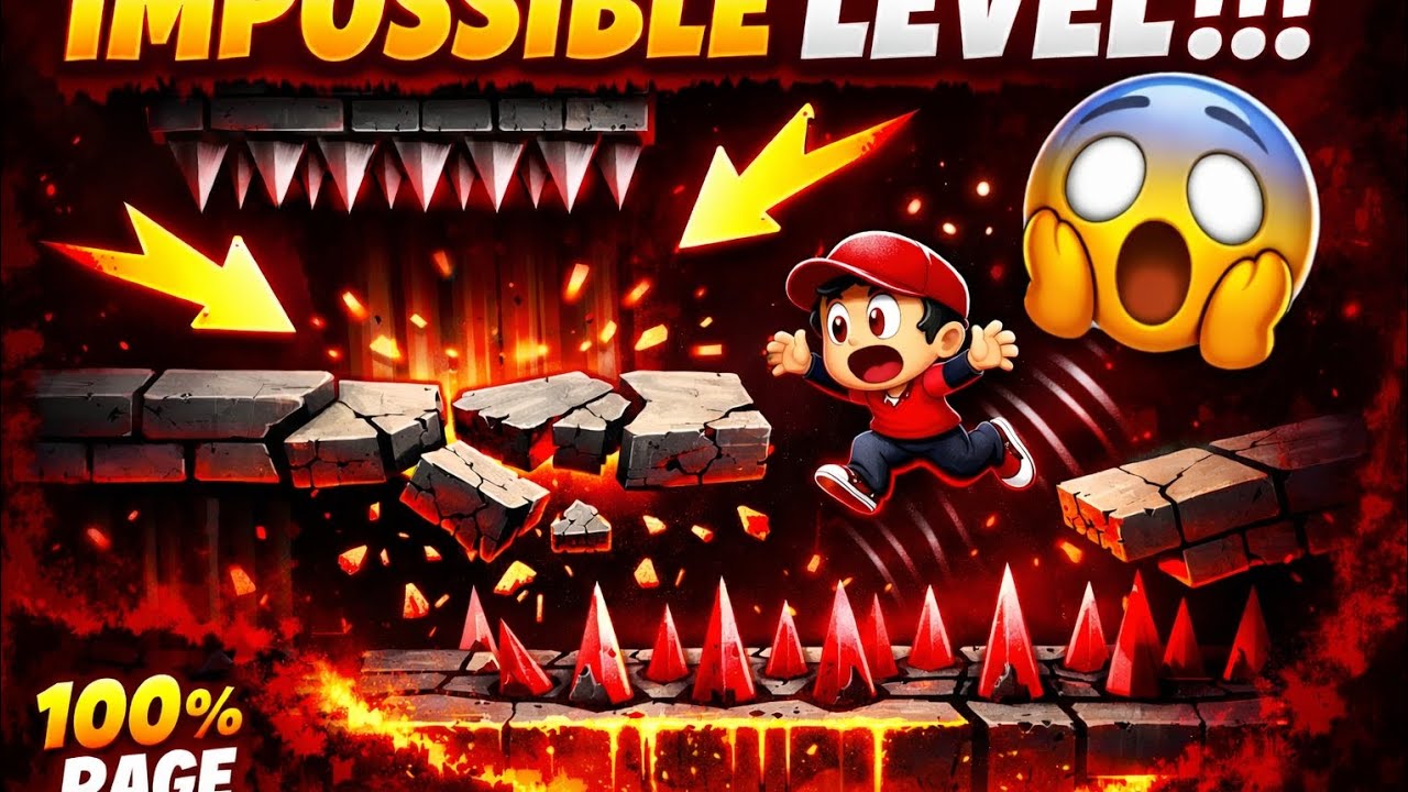 “THIS GAME IS EVIL 😱”or“IMPOSSIBLE LEVEL!!!”  #level #devel #range #gaming #impossiblegame 