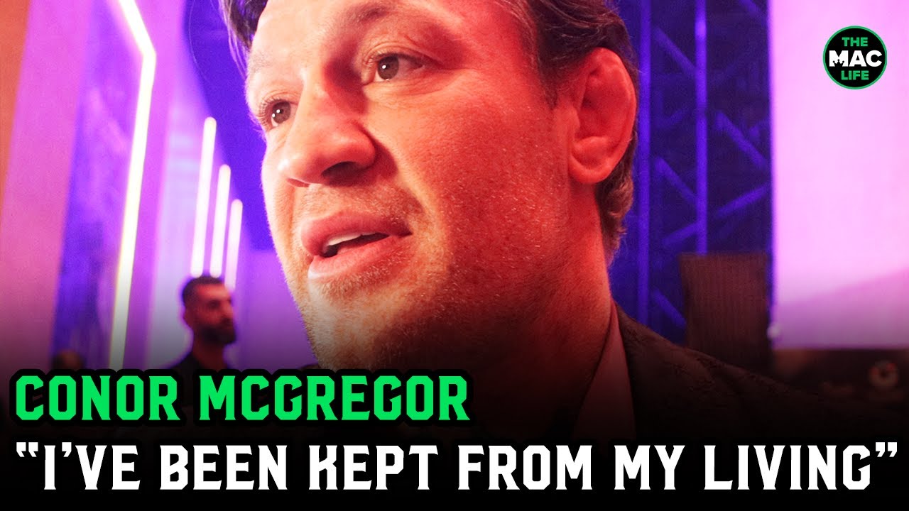 Conor McGregor: “I’ve been kept from my living for 3 years now. It looks like April