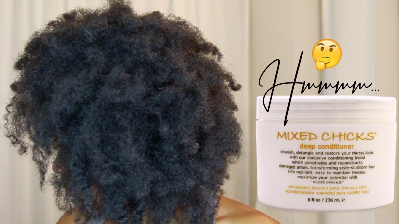 Mixed Chicks Deep Conditioner on 4C Natural Hair | Demo + Review