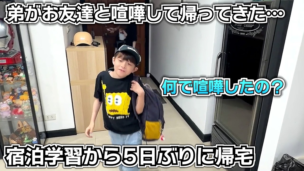 弟がお友達と喧嘩して帰ってきた…学校の宿泊学習から5日ぶりに帰宅。何で喧嘩になったの？