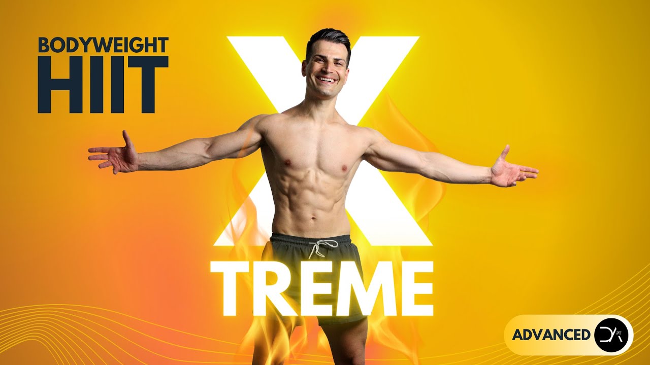 30 min EXTREME SAVAGE BODYWEIGHT HIIT (🔥Burn Up To 500 Calories🔥)