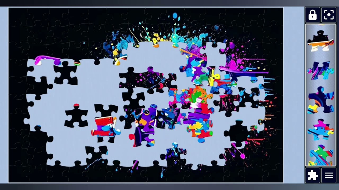 Vibrant victory:Color-Spladhed peace sign🌈✌️//Jigsaw puzzles craft🧩//Amazing puzzles Art🧩//