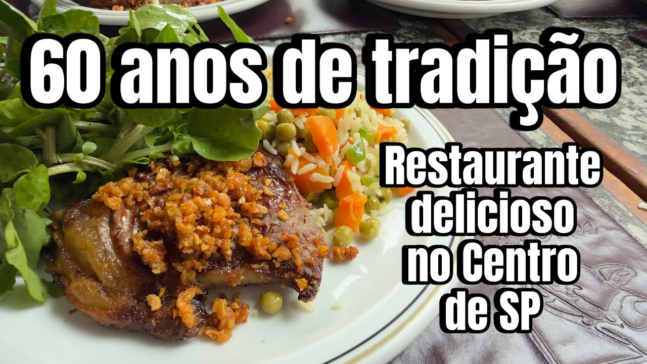 60 anos de tradição, restaurante histórico e delicioso no Centro de SP