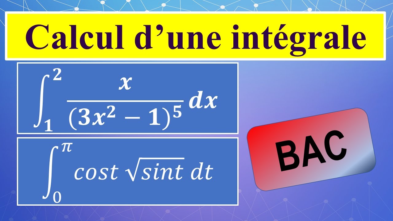 Calcul d'une intégrale au moyen d'une primitive | Baccalauréat