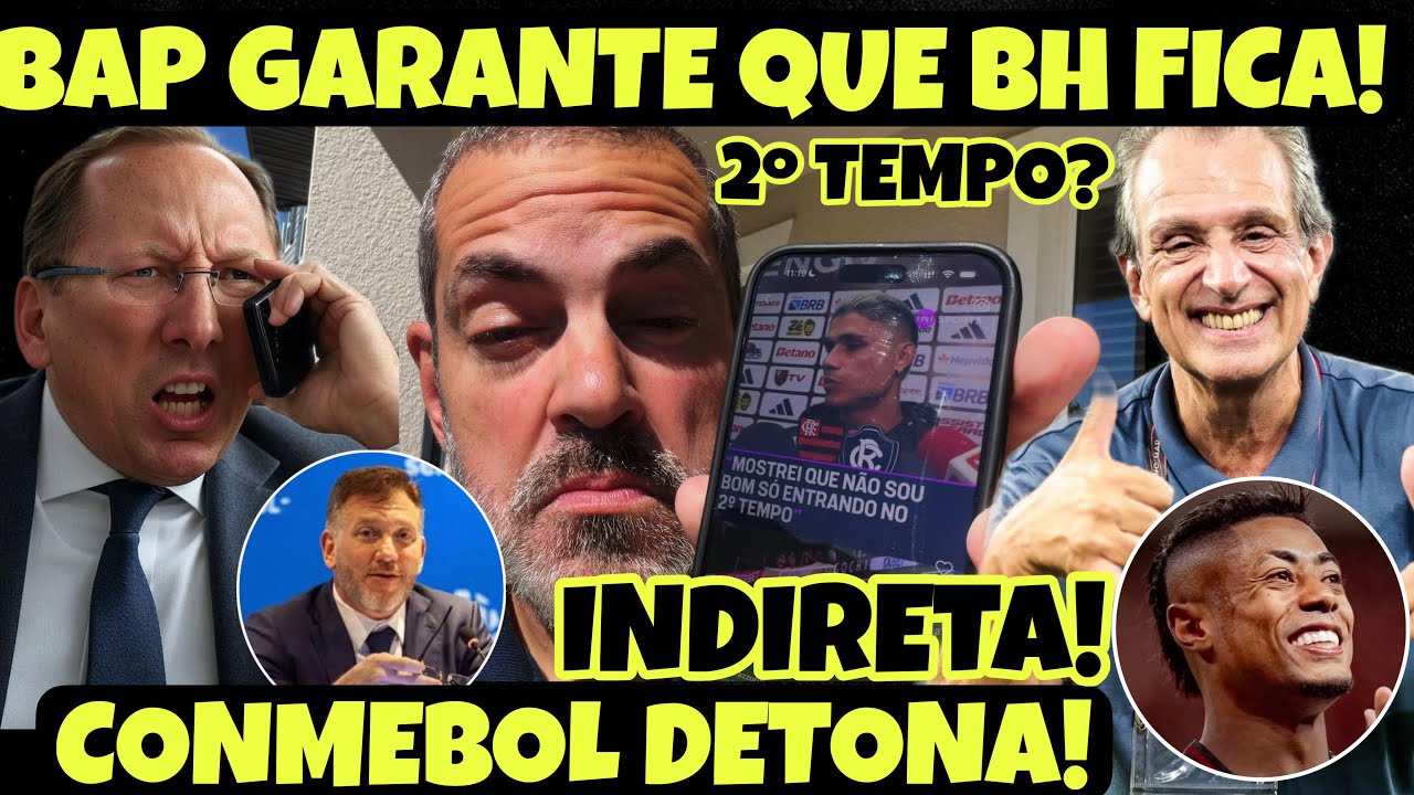 INDIRETA DE LUIZ ARAÚJO! LEILA EXPOSTA POR JORNALISTA! BAP GARANTE BH! CONMEBOL DETONA TEXTOR E CIA!