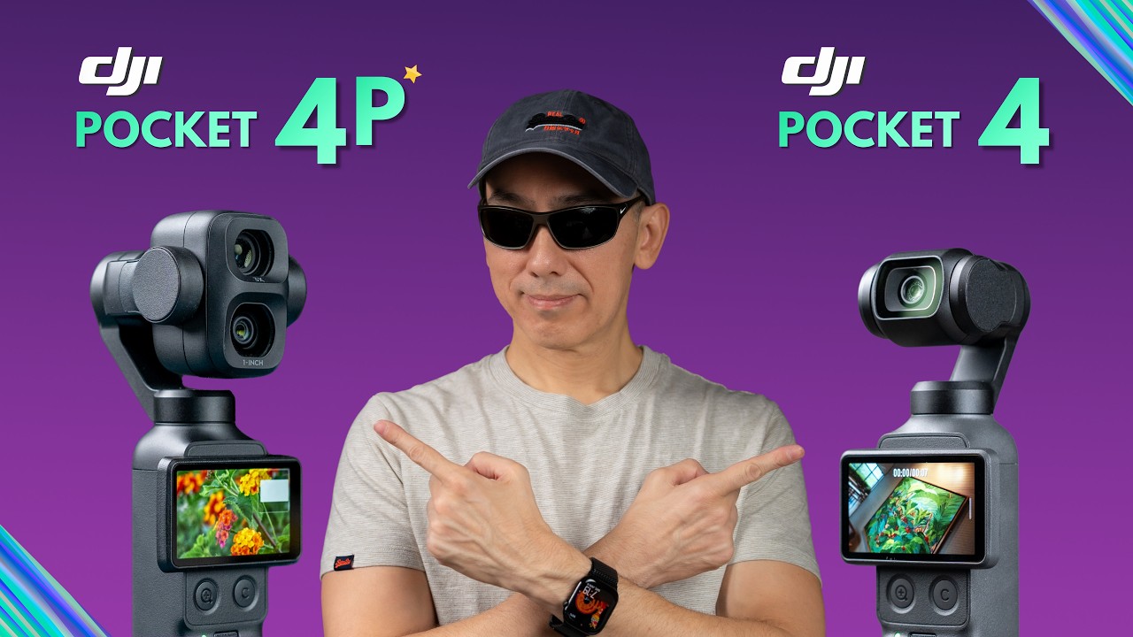 DJI Osmo Pocket 4P vs DJI Pocket 4: Really a Big Difference?