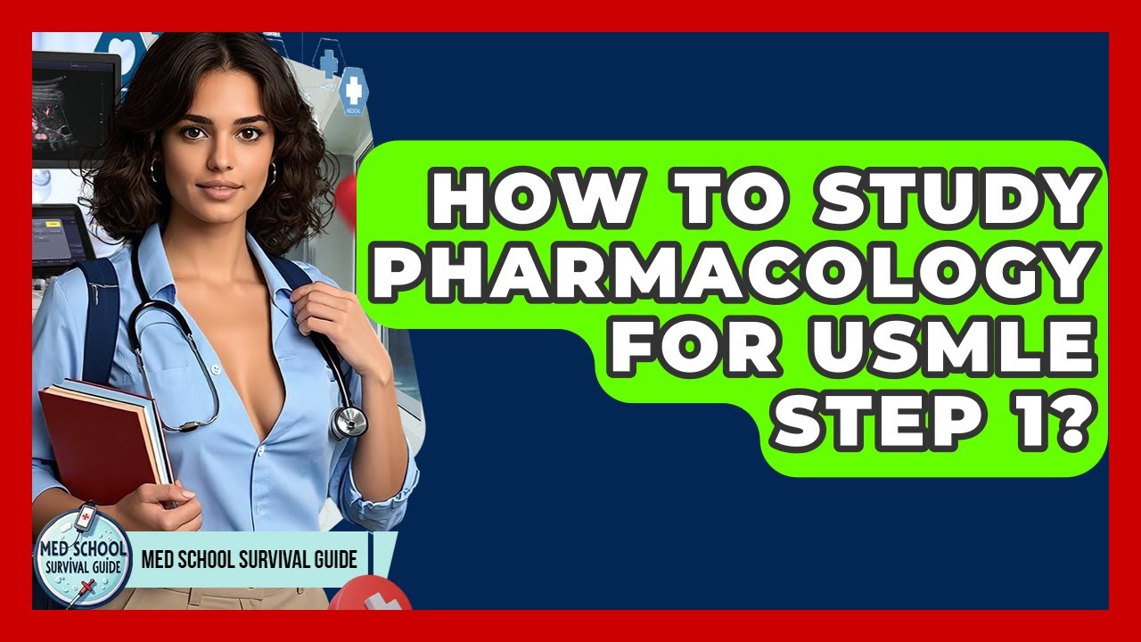How To Study Pharmacology For USMLE Step 1? - Med School Survival Guide