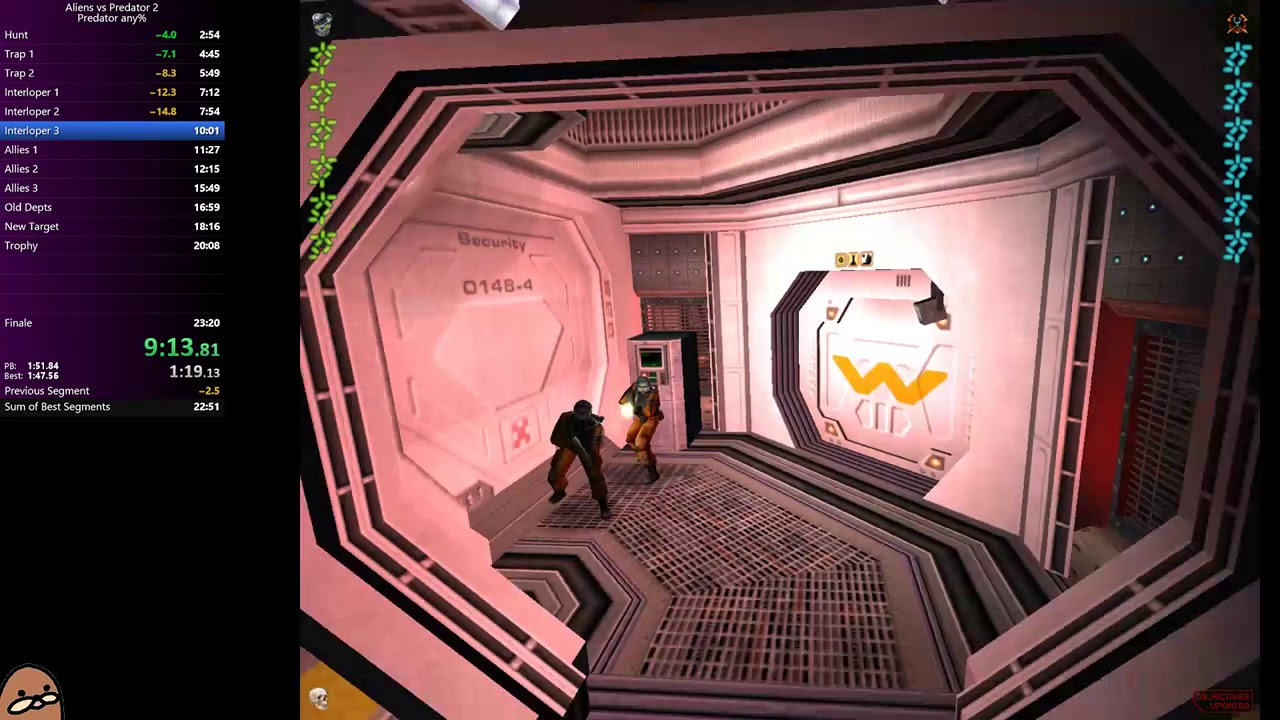 Aliens vs Predator 2 Predator Any% Speedrun in 23:00