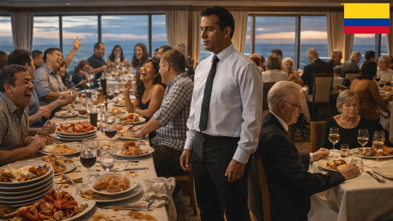 🗣️ “Solo los colombianos son así”: escena en buffet de crucero sorprende 🌍