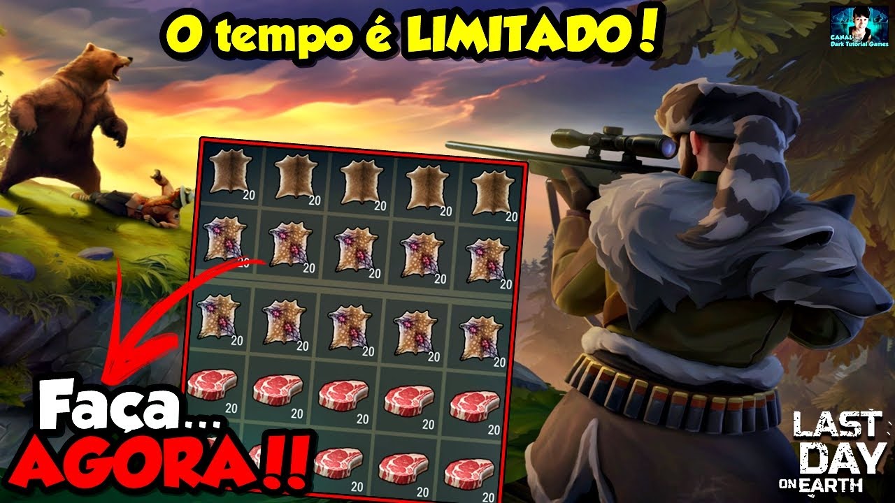 ●O MELHOR Farm em DOBRO DISPONÍVEL! Carne, couro, pele grossa e NOVOS ITENS 👁 Last Day On Earth