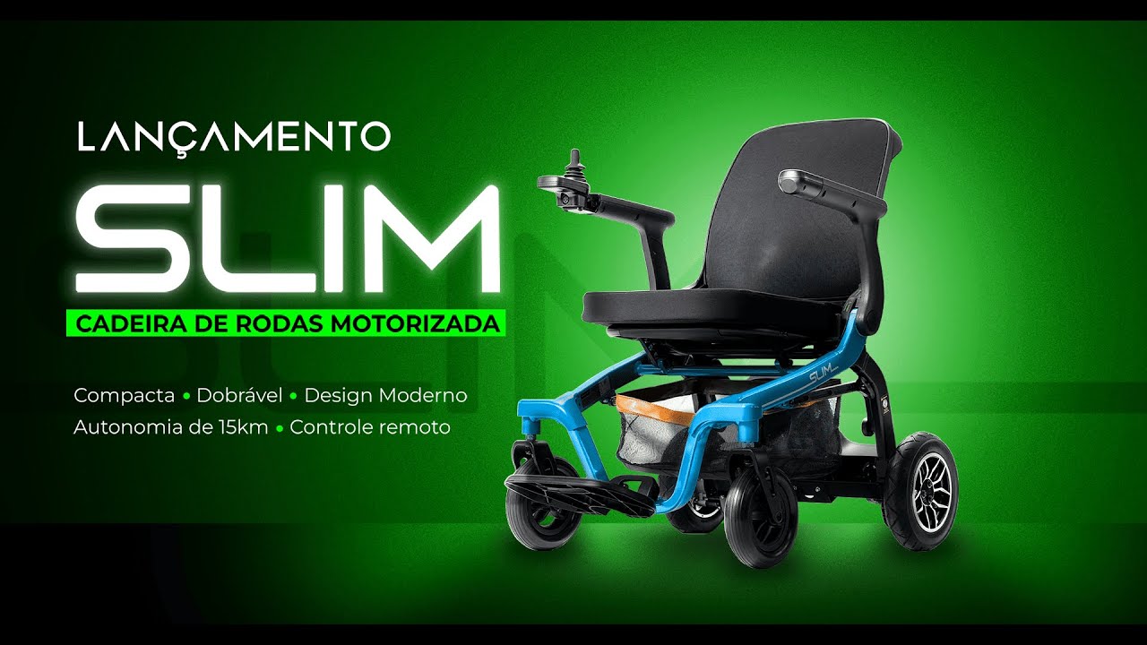 Cadeira de rodas motorizada Slim - Power Lite