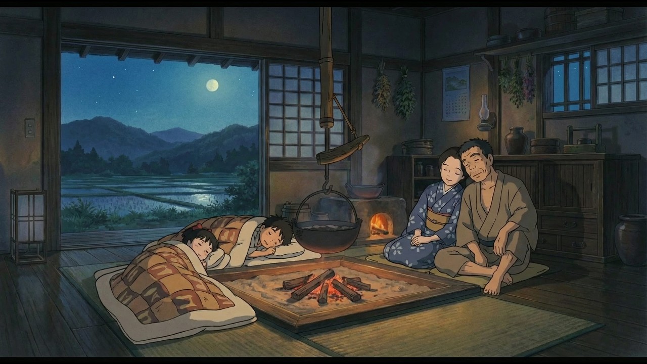 When the Storm Came - Life in a Traditional Japanese Farmhouse | Ghibli ASMR