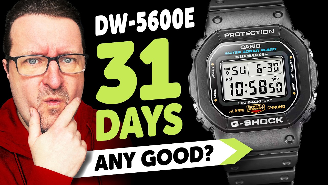 31 день использования CASIO G-SHOCK DW-5600E (3525) — Долгосрочный обзор, ХОРОШИЕ ЛИ ОНИ?