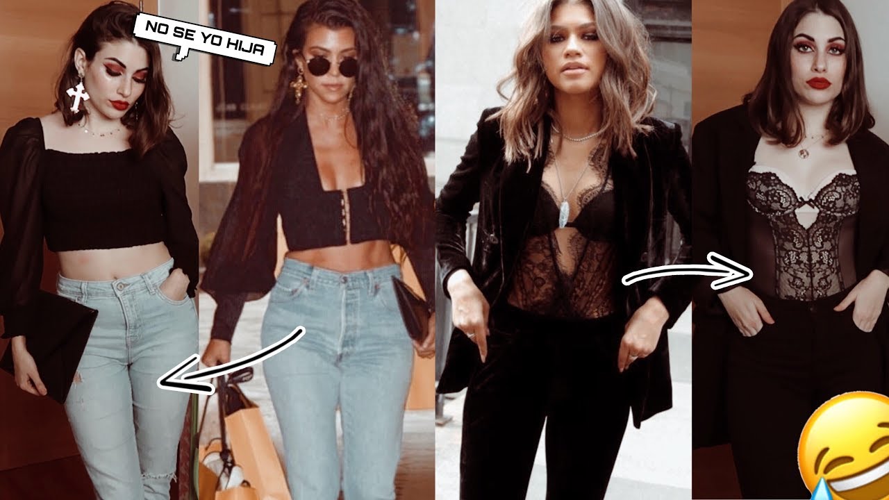 INTENTANDO IMITAR OUTFITS DE FAMOSAS | ZENDAYA, SELENA GOMEZ, GIGI HADID...