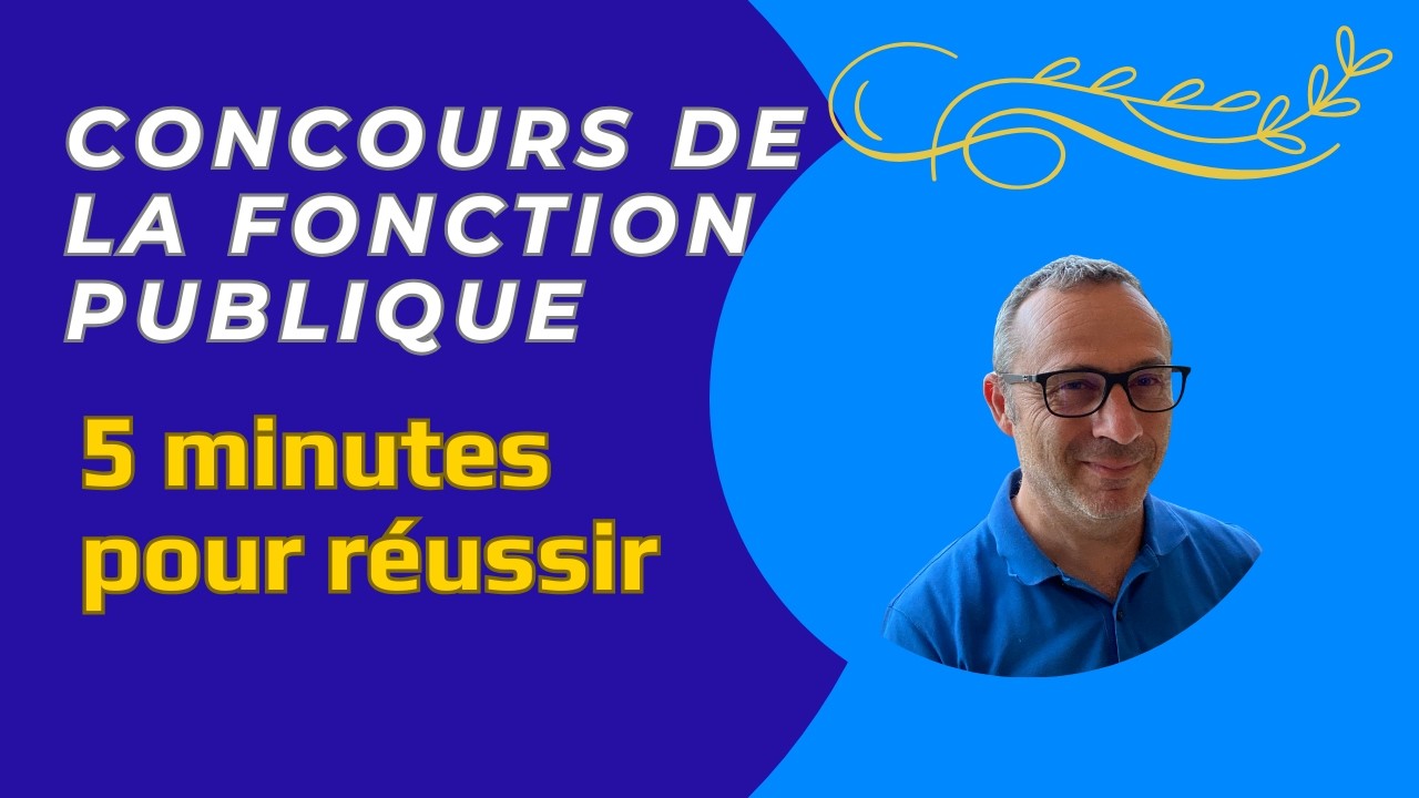 Préparation de concours : La règle des 5 minutes pour ne JAMAIS paniquer