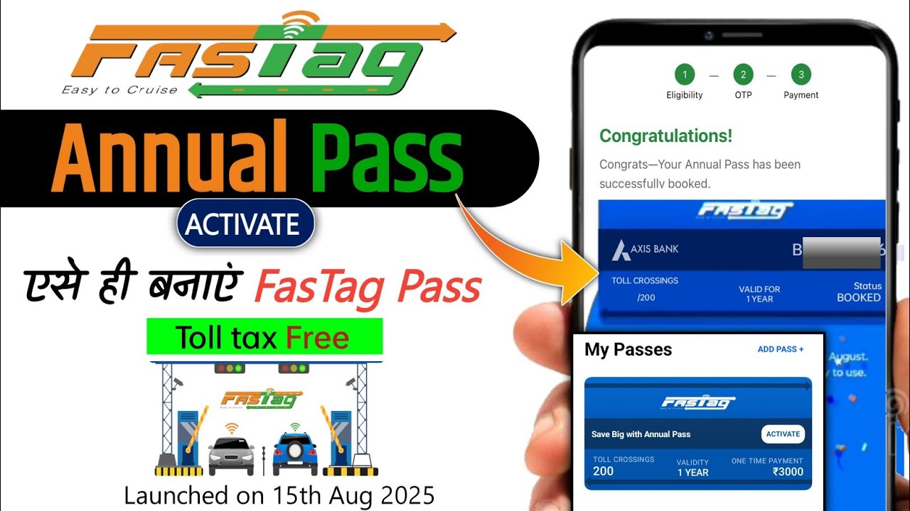 ✅ Fastag Annual Pass Apply | Yearly Toll Pass Kaise Banaye | Fastag 3000 Pass | Annual Toll Pass