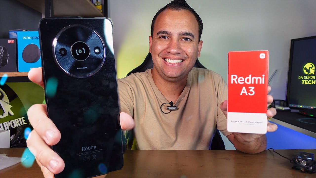 CHEGOU! BOM E BARATO, REDMI A3! Unboxing e Impressões